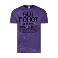 Cloud Purple got polio me neither thanks science Vintage Tee - artisFamous