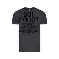 Vintage Black got polio me neither thanks science Vintage Tee - artisFamous