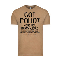 Vintage Coffee got polio me neither thanks science Vintage Tee - artisFamous