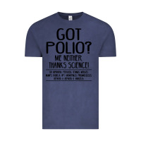 Vintage Denim got polio me neither thanks science Vintage Tee - artisFamous