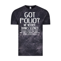 Cloud Black got polio me neither thanks science Vintage Tee - artisFamous