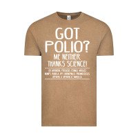 Vintage Coffee got polio me neither thanks science Vintage Tee - artisFamous