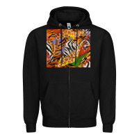 Black safari patterns tumbler Zipper Hoodie - BundleAndBundleShop
