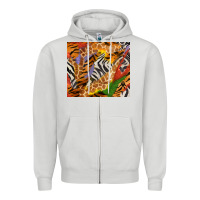 Dove Grey safari patterns tumbler Zipper Hoodie - BundleAndBundleShop