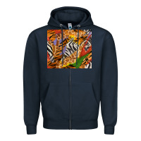 Navy safari patterns tumbler Zipper Hoodie - BundleAndBundleShop