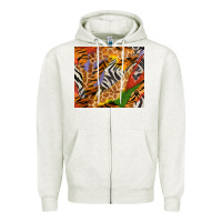 Oatmeal Heather safari patterns tumbler Zipper Hoodie - BundleAndBundleShop