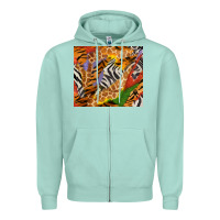 Seafoam safari patterns tumbler Zipper Hoodie - BundleAndBundleShop