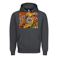 Safari Patterns Tumbler Zipper Hoodie | Teevron