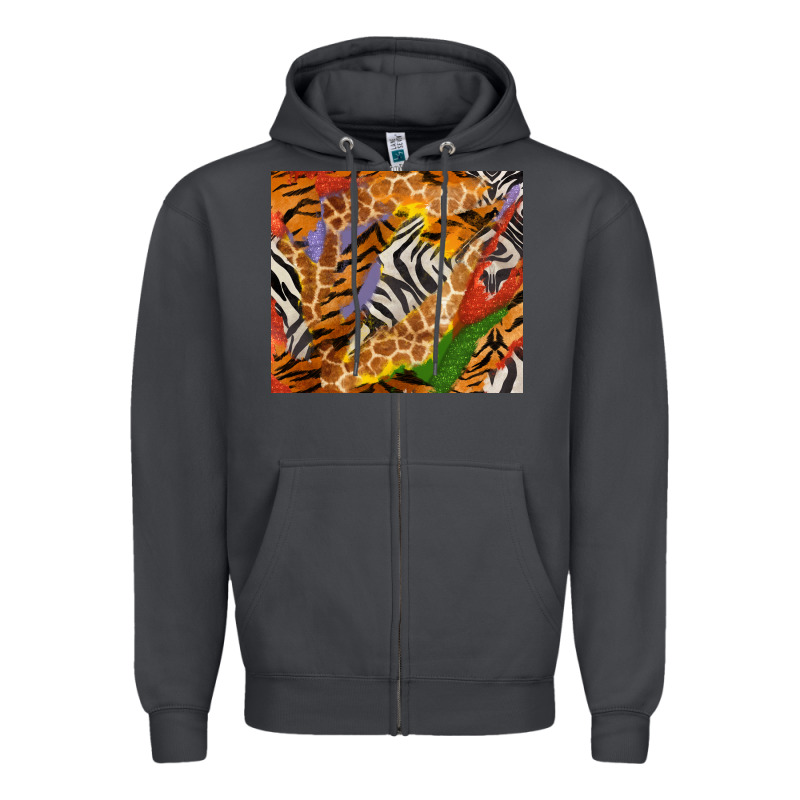 Safari Patterns Tumbler Zipper Hoodie by BundleAndBundleShop | Teevron