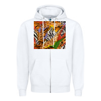 White safari patterns tumbler Zipper Hoodie - BundleAndBundleShop