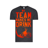 Vintage Black my team makes me drink Vintage Tee - artisFamous