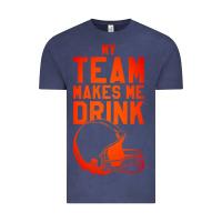 Vintage Denim my team makes me drink Vintage Tee - artisFamous