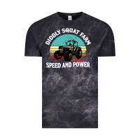 Cloud Black diddly squat farm speed and power Vintage Tee - artisFamous