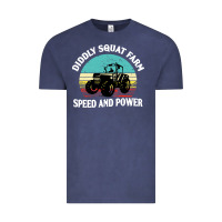 Vintage Denim diddly squat farm speed and power Vintage Tee - artisFamous