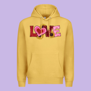 Valentines Day Love Sunflowers Premium Hoodie Designed By Ranaportraitstore