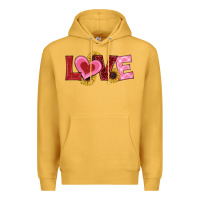 Mustard valentines day love sunflowers Premium Hoodie - RanaPortraitStore