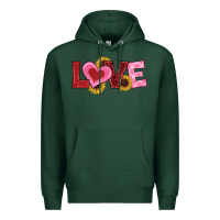 Sports Green valentines day love sunflowers Premium Hoodie - RanaPortraitStore