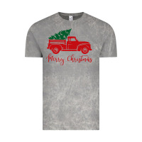 Cloud Rock vintage red truck with christmas Vintage Tee - artisFamous