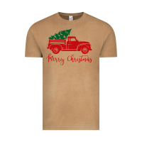 Vintage Camel vintage red truck with christmas Vintage Tee - artisFamous