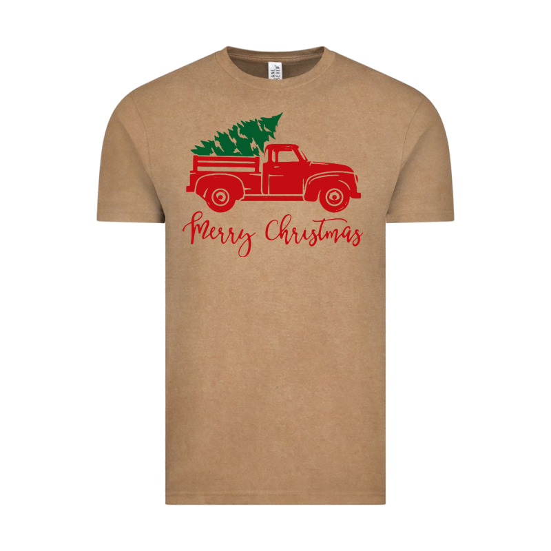 Vintage Red Truck With Christmas Vintage Tee by artisFamous | Teevron