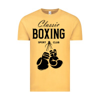 Vintage Mustard boxing gym classic Vintage Tee - artisFamous
