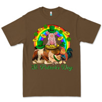 Cacao St. Patrick's Day Farm Animal Png Premium Tee - BundleAndBundleShop