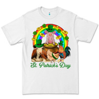 White St. Patrick's Day Farm Animal Png Premium Tee - BundleAndBundleShop