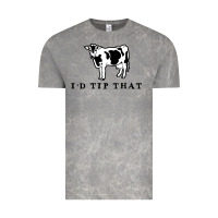 Cloud Rock i'd tip that funny cow tipping design Vintage Tee - artisFamous