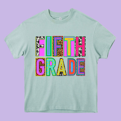 Fifth Grade Heavy Core Tee Designed By Nancycooperartshop