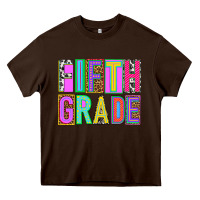 Chocolate Brown fifth grade Heavy Core Tee - NancyCooperArtShop