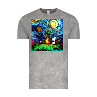 Starry Night Print Van Gogh Parody Vintage Tee | Teevron