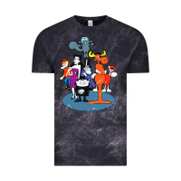 Cloud Black rocky & bullwinkle and friends Vintage Tee - artisFamous