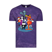 Cloud Purple rocky & bullwinkle and friends Vintage Tee - artisFamous