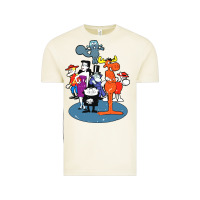 Vintage Arctic rocky & bullwinkle and friends Vintage Tee - artisFamous