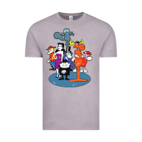 Vintage Zinc rocky & bullwinkle and friends Vintage Tee - artisFamous