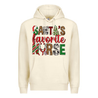 Sandshell Santa's Favorite Nurse Premium Hoodie - BundleAndBundleShop