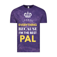 Cloud Purple i'm the best pal Vintage Tee - artisFamous