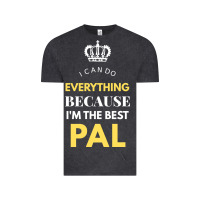 Vintage Black i'm the best pal Vintage Tee - artisFamous