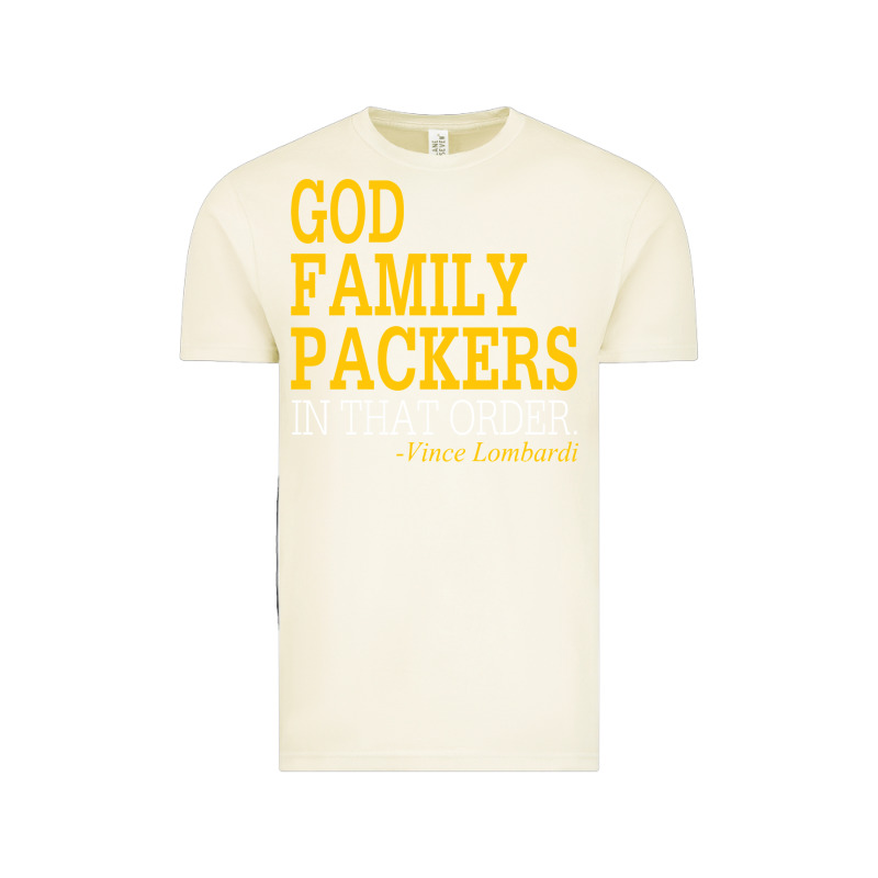 God Family Packers In That Order Vintage Tee by artisFamous | Teevron