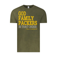 Vintage Olive god family packers in that order Vintage Tee - artisFamous