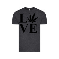 Vintage Black love weed 420 Vintage Tee - artisFamous