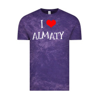 Cloud Purple i love almaty city Vintage Tee - artisFamous