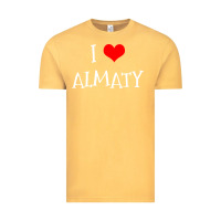 Vintage Mustard i love almaty city Vintage Tee - artisFamous