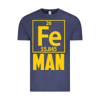 Vintage Denim fe man funny superhero for halloween Vintage Tee - artisFamous