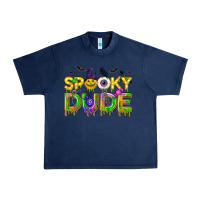 Navy spooky dude Urban Heavy Tee - NancyCooperArtShop