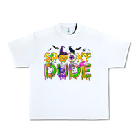 White spooky dude Urban Heavy Tee - NancyCooperArtShop