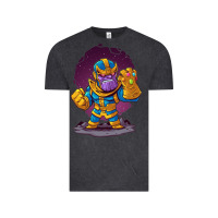 Vintage Black cartoons super hero Strong Hands Vintage Tee - artisFamous
