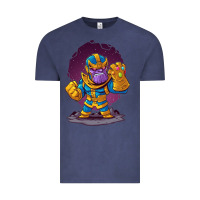 Vintage Denim cartoons super hero Strong Hands Vintage Tee - artisFamous