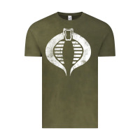 Vintage Olive vintage cobra symbol Vintage Tee - artisFamous