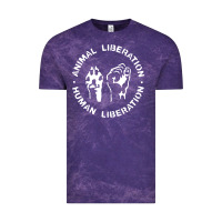 Cloud Purple animal liberation Vintage Tee - artisFamous